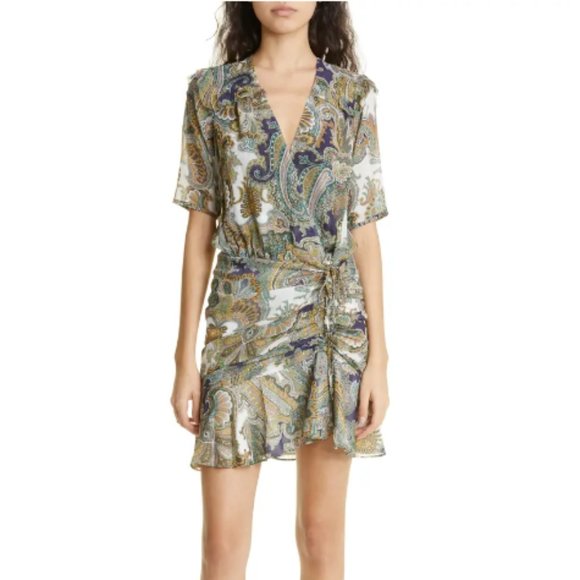 Veronica Beard Dresses & Skirts - Dakota Paisley Silk Minidress VERONICA BEARD - NEW - SIZE 6